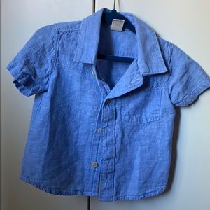 Tucker and Tate blue button down shirt